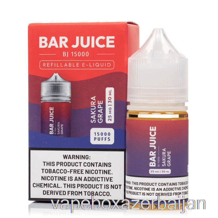 Vape Box Azerbaijan Sakura Grape - Bar Juice - 30mL 50mg